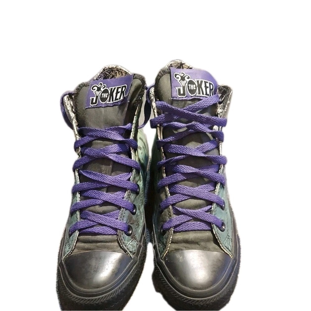 Converse Joker Chuck Taylor Limited Edition Sneakers DC Comics Mens 6 Womens 8